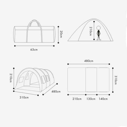 Tente militaire 8-10 personnes - Top Militaire