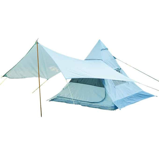 Tente militaire conique avec auvent 3-4 personnes - Top Militaire