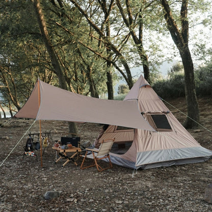 Tente militaire conique avec auvent 3-4 personnes - Top Militaire