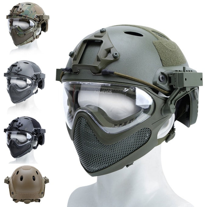 Casque militaire protection complète - Top Militaire