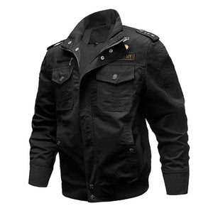 Blouson militaire en coton pour homme