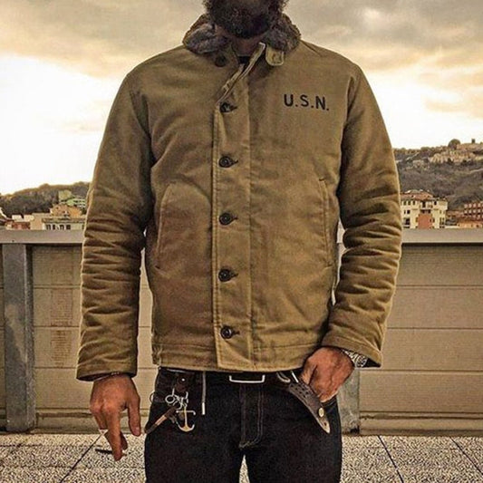 Blouson militaire US vintage pour homme - Top Militaire