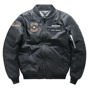 Blouson d’aviation militaire pour homme