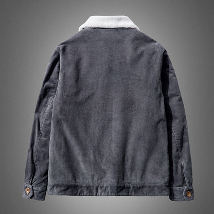 Veste militaire chaude en velours pour homme - Top Militaire