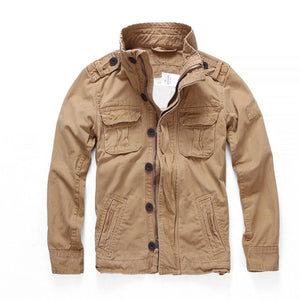 Veste militaire en jean pour homme