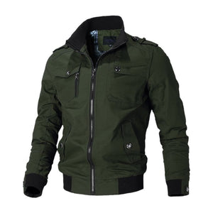 Veste militaire coupe-vent pour homme