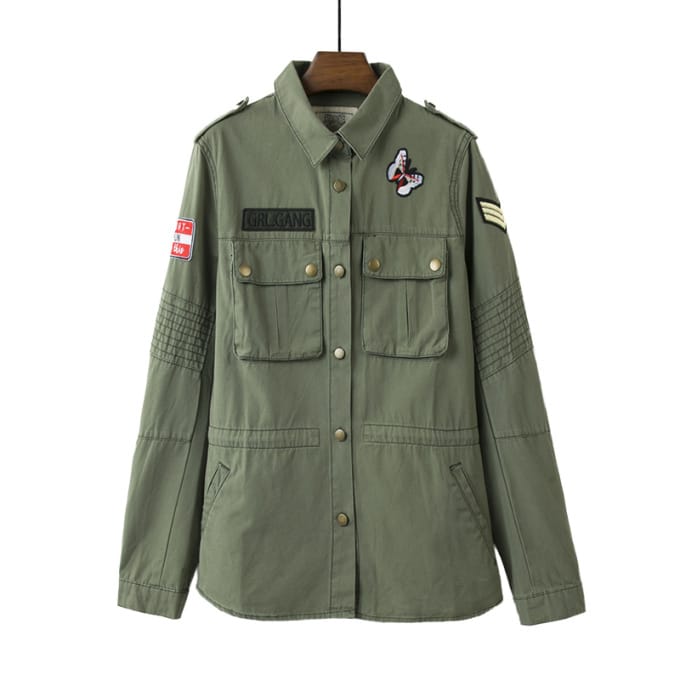 Chemise militaire mode pour femmes - Top Militaire