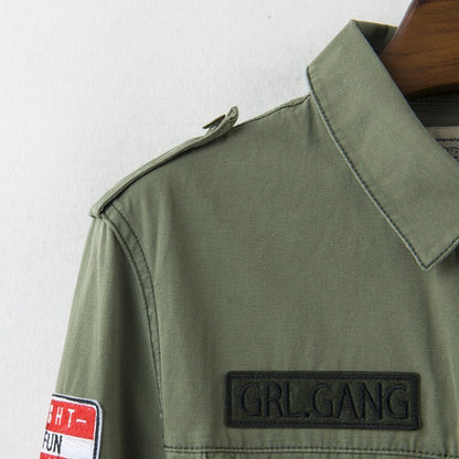 Chemise militaire mode pour femmes - Top Militaire