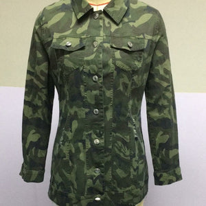 Chemise militaire camouflage pour femme