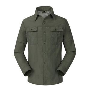 Chemise militaire à manches amovibles pour femmes