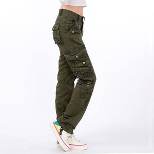 Pantalons militaire multi-poches pour femmes