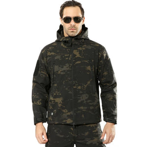 Manteau militaire de camouflage pour homme