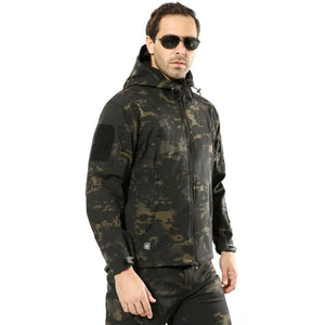 Manteau militaire de camouflage pour homme