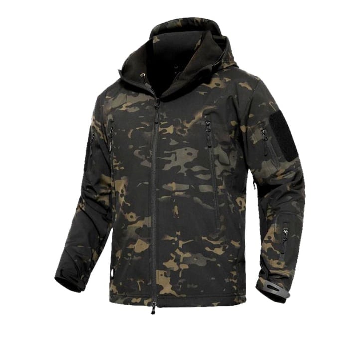 Manteau militaire de camouflage pour homme