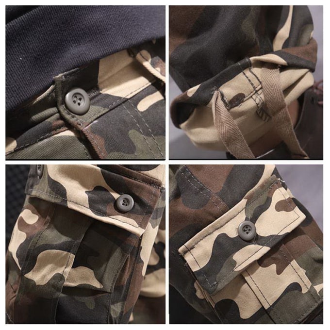 Treillis militaire homme à poches multiples