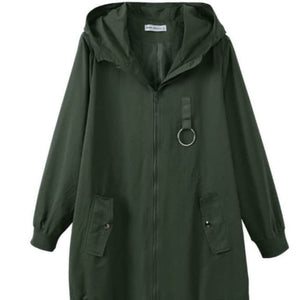 Manteau trench-coat militaire pour femme