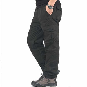 Pantalon militaire pour homme doublure en polaire