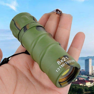 Mini téléscope monoculaire à motif camouflage - Top Militaire