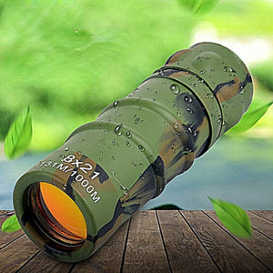 Mini téléscope monoculaire à motif camouflage - Top Militaire