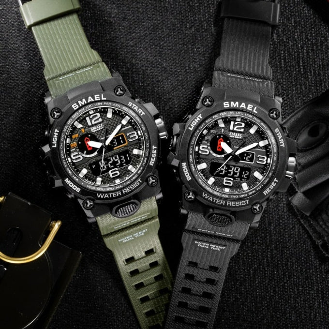 Montre calendrier militaire à aiguilles et chronomètre - Top Militaire