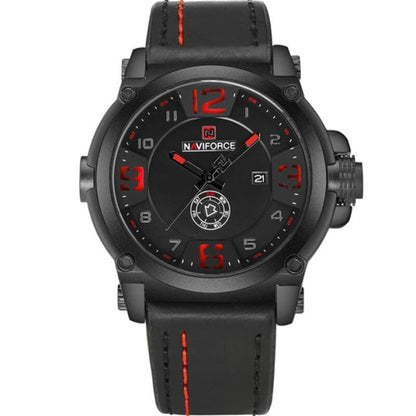 Montre militaire à aiguilles avec bracelet en cuir - Top Militaire