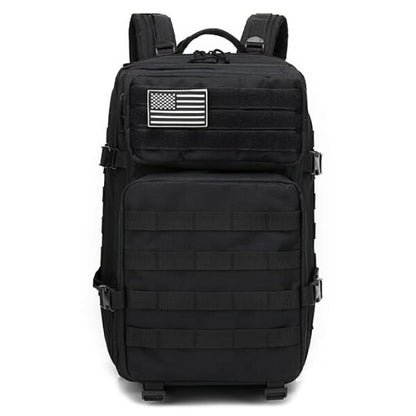 Sac à dos tactique 50L avec système MOLLE couleur unie - Top Militaire
