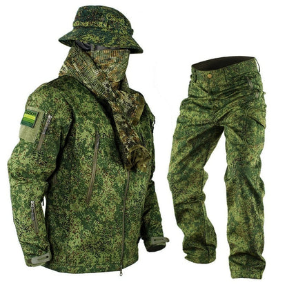 Ensemble veste polaire chaude et pantalon coupe-vent - Top Militaire