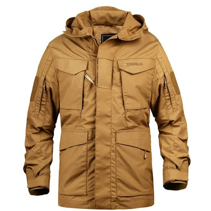 Veste tactique coupe-vent à capuche - Top Militaire