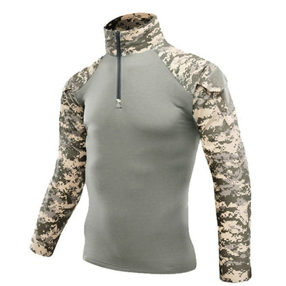 Veste militaire à col zippé camouflage digital - Top Militaire