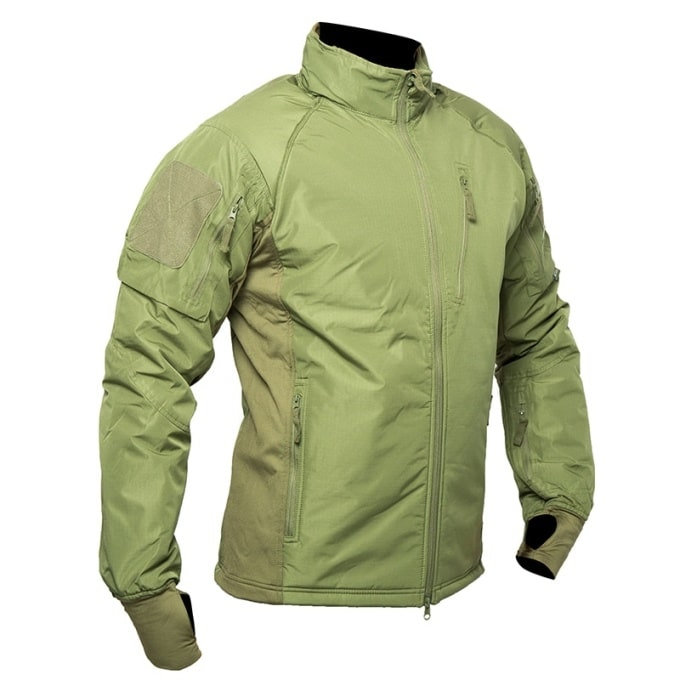 Parka tactique unie légère et doublée polaire - Top Militaire