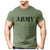 T-shirt militaire rétro en coton - Top Militaire