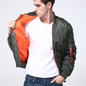 Manteau unisexe style bomber militaire