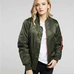 Manteau unisexe style bomber militaire