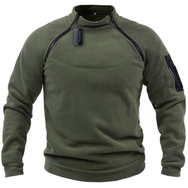 Veste militaire polaire à double zip pour homme - Top Militaire