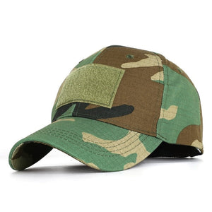 Casquette militaire motif camouflage avec patch - Top Militaire