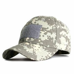 Casquette militaire motif digital avec patch - Top Militaire