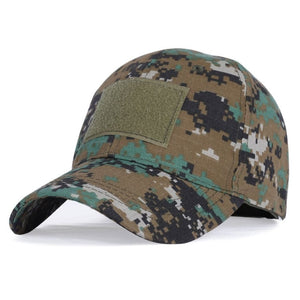 Casquette militaire motif digital avec patch - Top Militaire