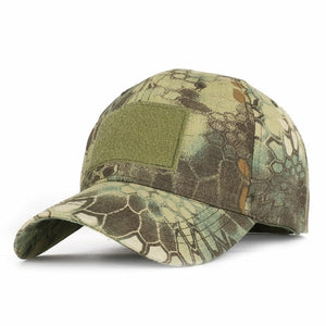 Casquette militaire motif python avec patch - Top Militaire