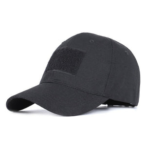 Casquette militaire unie avec emplacement de patch - Top Militaire