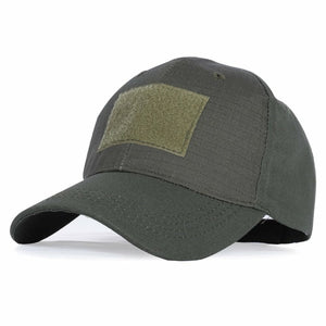 Casquette militaire unie avec emplacement de patch - Top Militaire