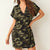 Robe de camouflage à manches courtes pour femme - Top Militaire