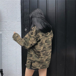 Veste militaire de printemps pour femme