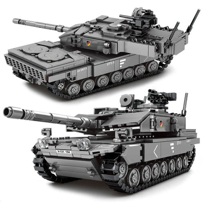 Blocs de construction char militaire – 898 pièces - Top Militaire