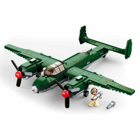 Blocs de construction avion de chasse bombardier – 311 pièces - Top Militaire