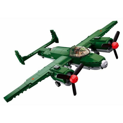 Blocs de construction avion de chasse bombardier – 311 pièces - Top Militaire