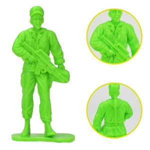 Figurine militaire en plastique