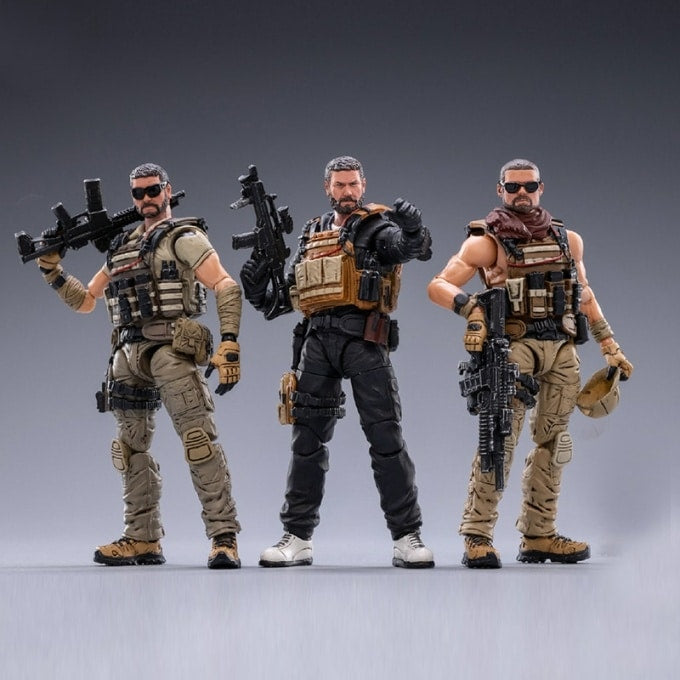 Figurines articulées militaires mercenaires