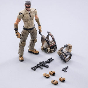 Figurines articulées militaires mercenaires