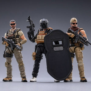 Figurines articulées militaires mercenaires