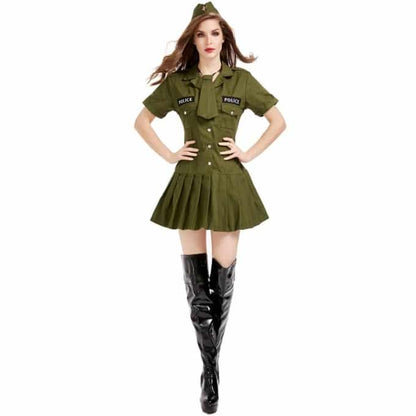 Déguisement militaire sexy pour femme - Top Militaire